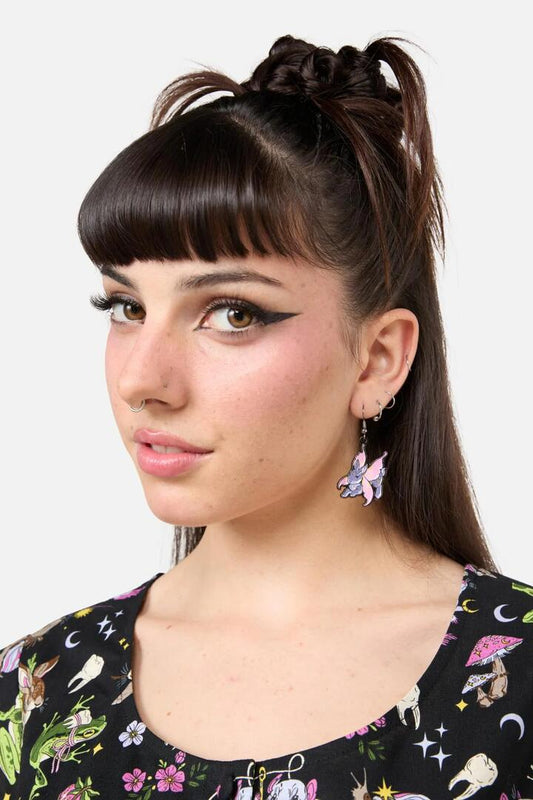 Image of Earrings. Productname: Goodnight Bunny Earrings in Multi colour by brand - Dangerfield
