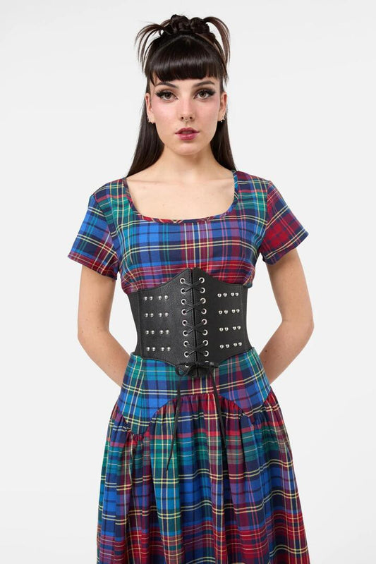 Image of Accessories. Productname: Small Stud Corset Belt in Black colour by brand - Black Friday