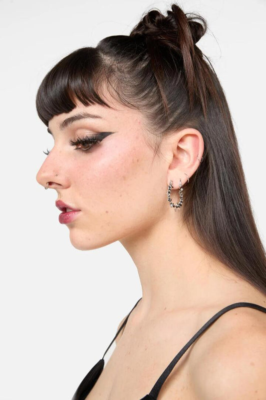 Image of Jewelry. Productname: Geo Hoops in Silver colour by brand - Black Friday