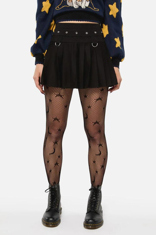 Image of a model wearing Skirts. Productname: By Starlight Skort in Black colour by brand - Black Friday