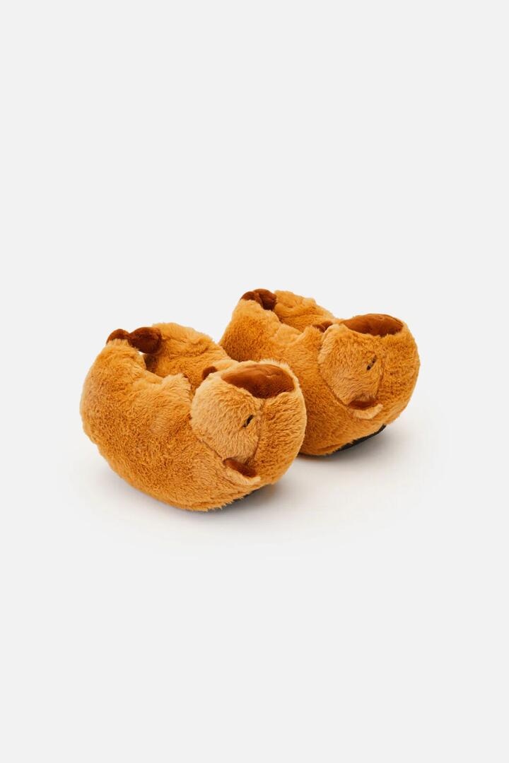 Image of Others. Productname: Capybara Slippers in Tan colour by brand - Princess Highway