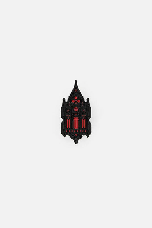 Image of Jewelry. Productname: Goth Pin in Black/Red colour by brand - Black Friday