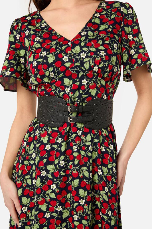 Image of Accessories. Productname: Cut Out Waist Belt in Black colour by brand - Princess Highway