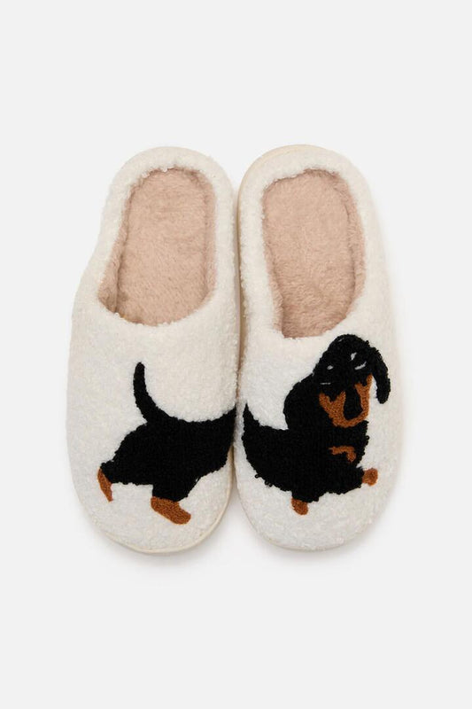 Image of Others. Productname: Dachshund Slippers in White colour by brand - Princess Highway
