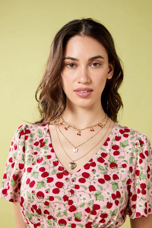 Image of Necklaces. Productname: Sweet Necklace Set in Gold colour by brand - Princess Highway