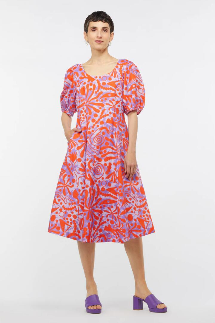 Gorman Volcano Linen Dress Print | 63% Off