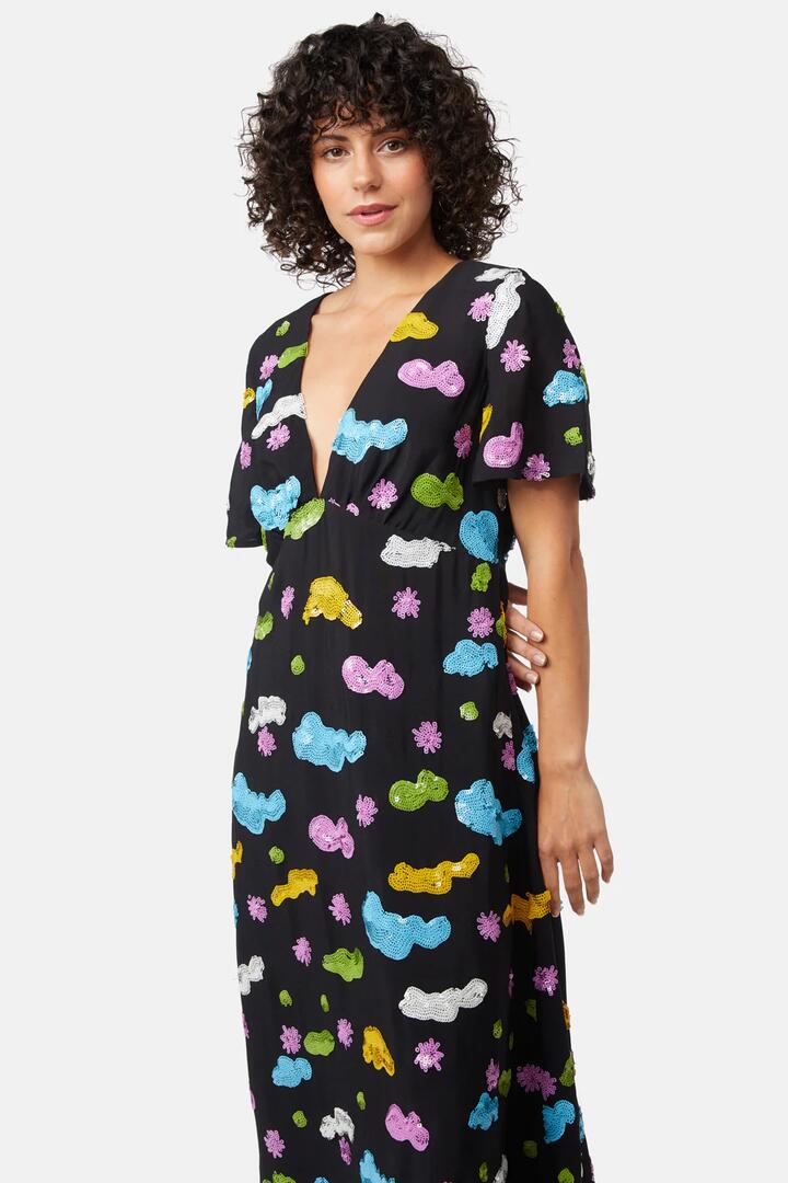 Image of Dresses. Productname: Skyscape Sequinned Dress in Multi colour by brand - Gorman