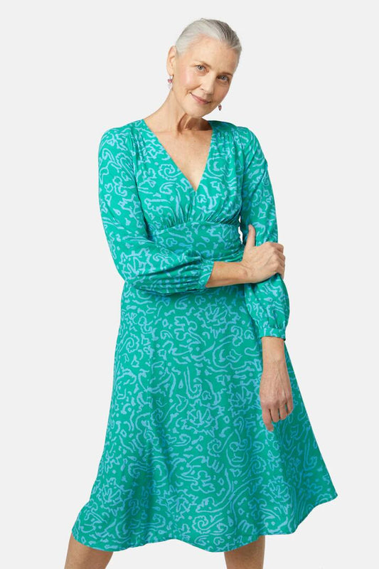 Image of Dresses. Productname: Vase Details Dress in Print colour by brand - Gorman