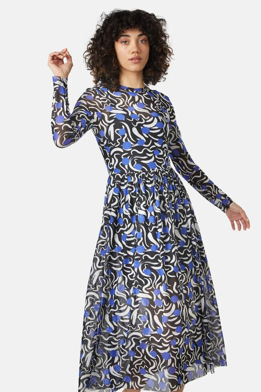 Image of Dresses. Productname: Favourite Spot Mesh Dress in Print colour by brand - Gorman