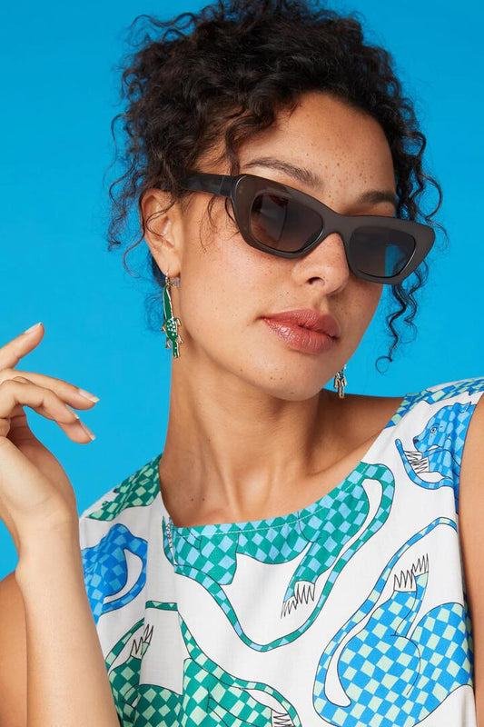 Image of Sunglasses. Product name - Perception Slate in Slate colour by brand - Gorman