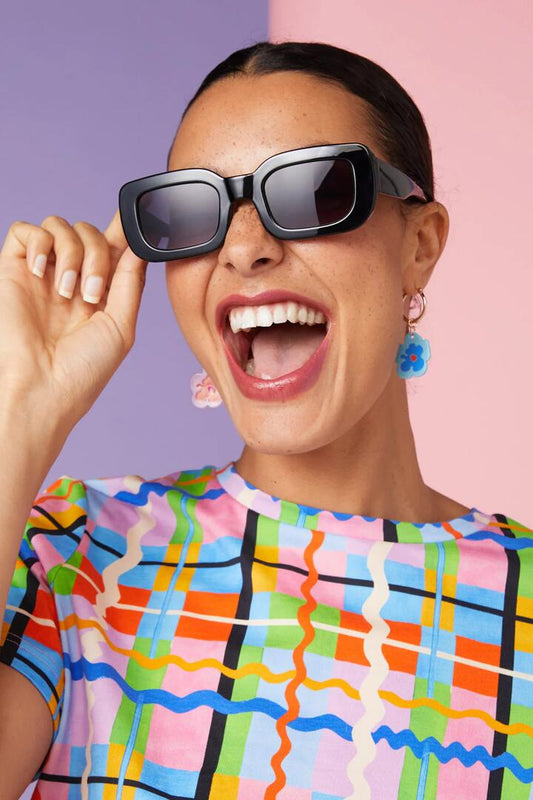 Image of Sunglasses. Productname: Incognito Black Sunglasses in Black colour by brand - Gorman