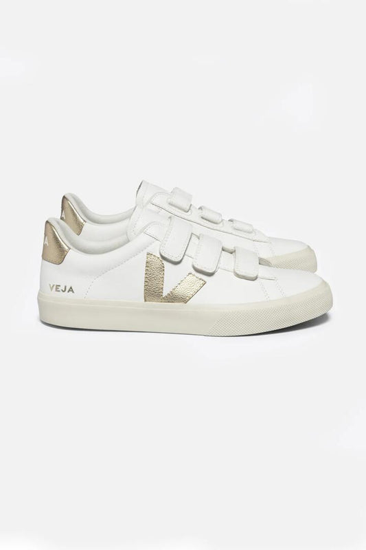 Image of Sneakers. Product name - Recife Logo White Platine in Extra White/Platine colour by brand - Gorman