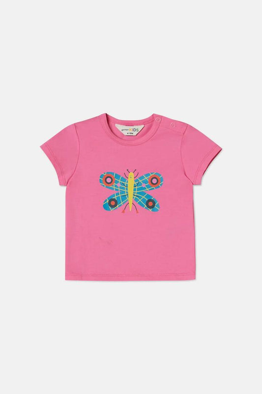 Image of Others. Productname: Pretty Fly Baby Tshirt in Pink colour by brand - Gorman