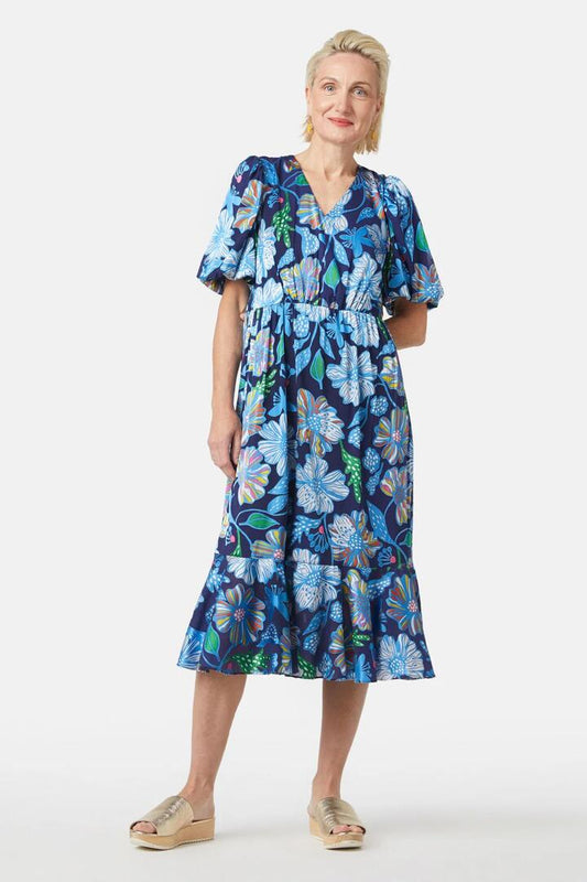Image of Dresses. Productname: Flourish Burn Out Dress in Print colour by brand - Gorman