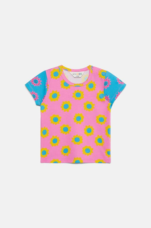 Image of Others. Productname: Flower Baby Tshirt in Print colour by brand - Gorman