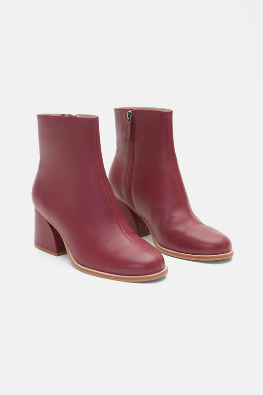 Image of Boots. Productname: Curve Boot Beetroot in Beetroot colour by brand - Gorman