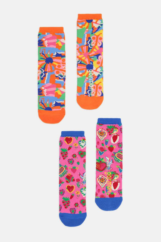 Image of Socks. Productname: Botanic Kids Socks 2 PR 5-8 in Print colour by brand - Gorman