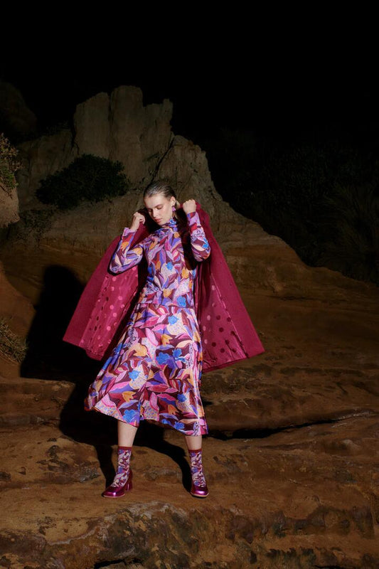 Image of a model wearing Skirts. Productname: Tender Tulips Skirt in Print colour by brand - Gorman