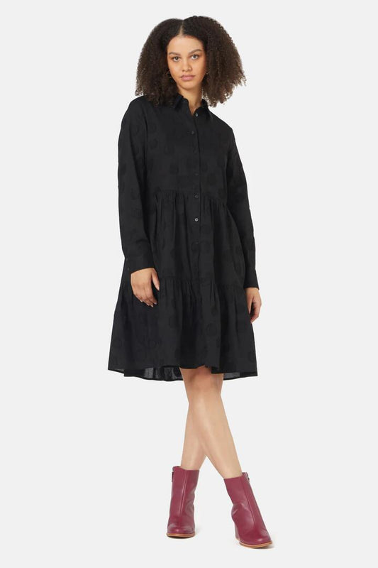 Image of Dresses. Productname: Spot It Dress in Black colour by brand - Gorman