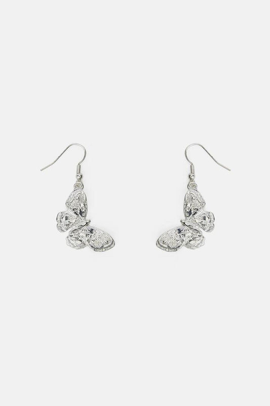 Image of Earrings. Productname: Butterfly Earrings in Silver colour by brand - Gorman