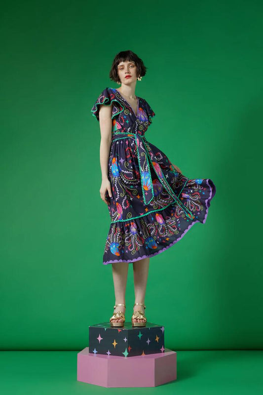 Image of Dresses. Productname: Jellyfish At Night Dress in Print colour by brand - Gorman