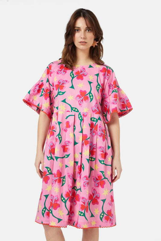 Image of Dresses. Productname: Peruvian Lily Smock Dress in Print colour by brand - Gorman