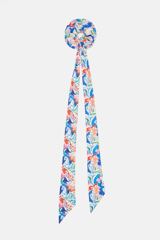 Image of Hair Accessories. Productname: Vivid Impressions Bow Scrunchie in Print colour by brand - Gorman