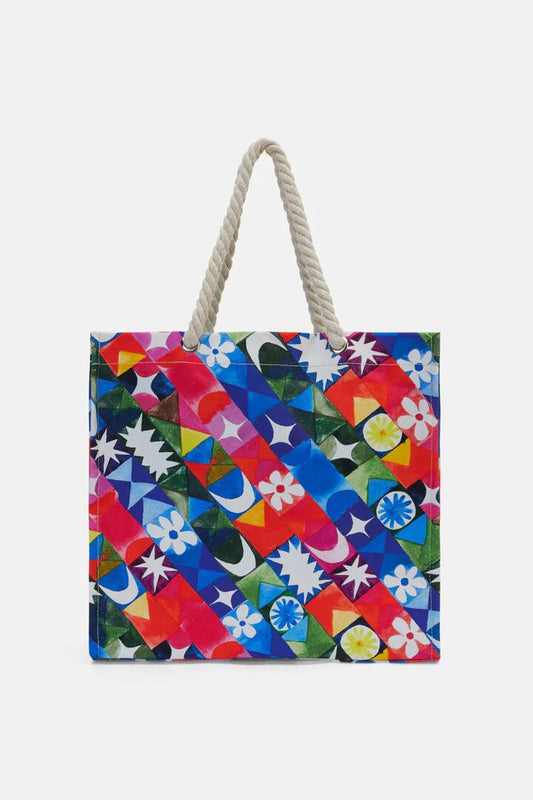 Image of Bags. Productname: Friends Of The Sun Canvas Tote in Print colour by brand - Gorman