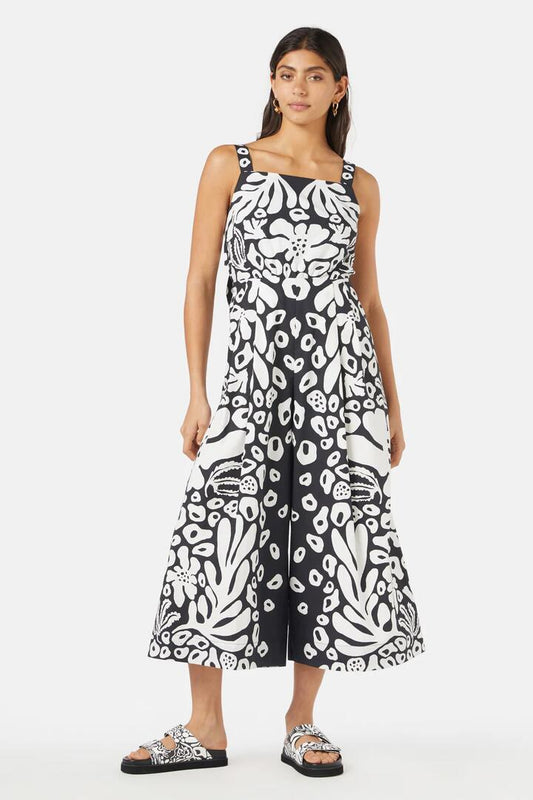 Image of a model wearing Pants. Productname: Secret Garden Pantsuit in Print colour by brand - Gorman