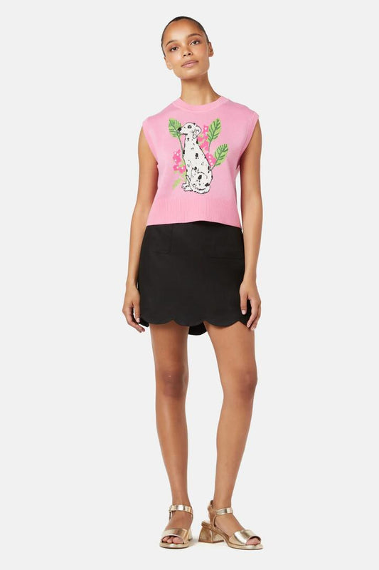 Image of a model wearing Skirts. Productname: Angelica Skirt in Black colour by brand - Gorman