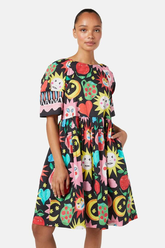 Image of Dresses. Productname: Bring A Plate Smock Dress in Print colour by brand - Gorman