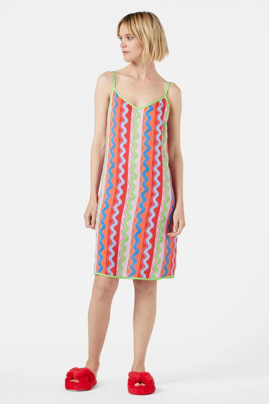 Image of Sleepwear & Loungewear. Productname: Sour Straps Slip Nightie in Print colour by brand - Gorman