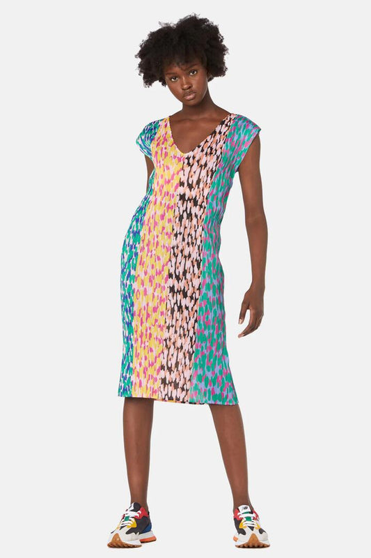Image of Dresses. Productname: Lemondrop Pleat Dress in Multi colour by brand - Gorman