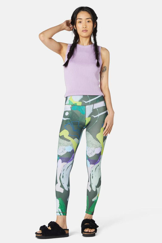 Image of a model wearing Pants. Productname: Data Compatability Legging in Print colour by brand - Gorman