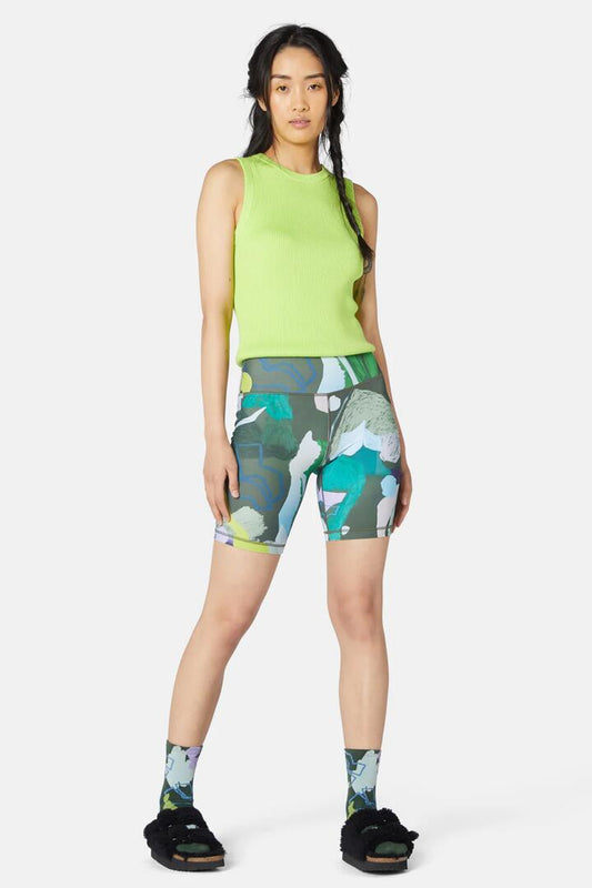 Image of a model wearing Shorts. Productname: Data Compatibility Bike Shorts in Print colour by brand - Gorman