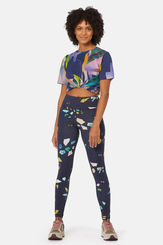 Image of a model wearing Pants. Productname: Terrazzo Legging in Print colour by brand - Gorman