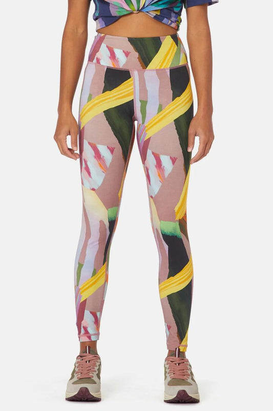 Image of a model wearing Pants. Productname: Moon Flower Legging in Print colour by brand - Gorman