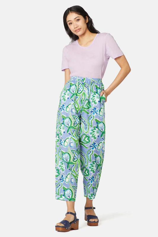 Image of a model wearing Pants. Productname: Super Paisley Pant in Print colour by brand - Gorman