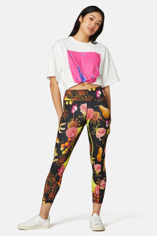 Image of a model wearing Pants. Productname: Firewheel Legging in Print colour by brand - Gorman