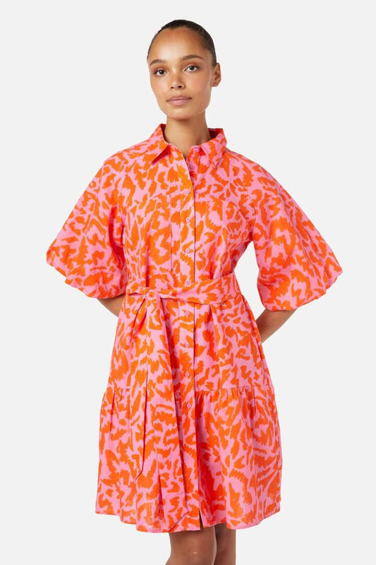 Image of Dresses. Productname: Daybreak Linen Dress in Print colour by brand - Gorman
