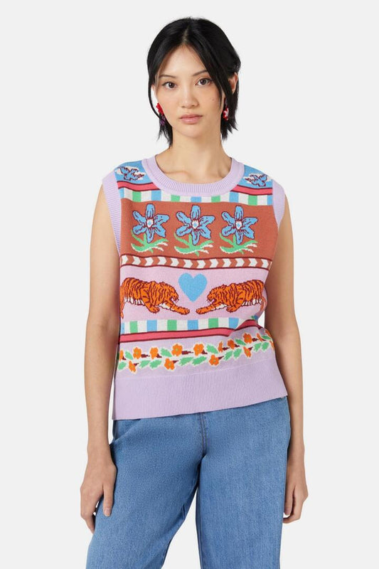 Image of Coats & Jackets. Productname: Wanderlust Vest in Print colour by brand - Gorman