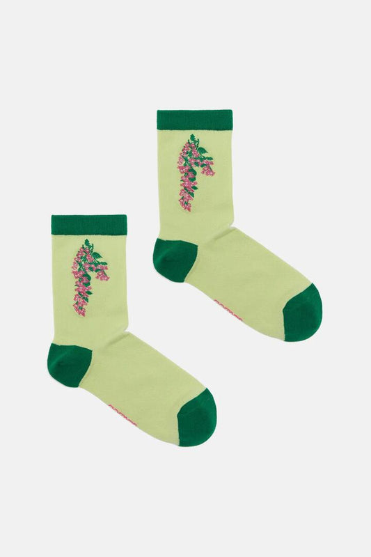 Image of Socks. Productname: Monte Carlo Flower Mesh Sock in Multi colour by brand - Gorman