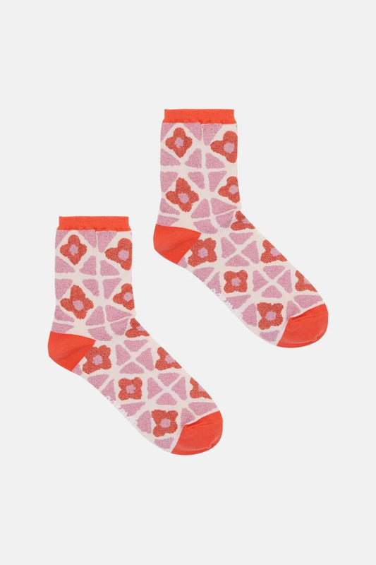 Image of Socks. Productname: Monte Carlo Tile Sock in Multi colour by brand - Gorman