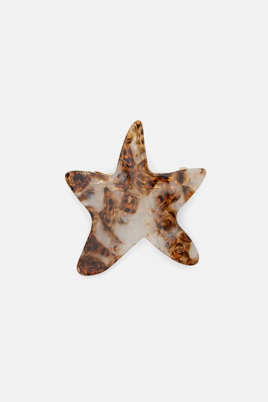 Image of Hair Accessories. Productname: Starfish Hair Clip in Orange colour by brand - Gorman