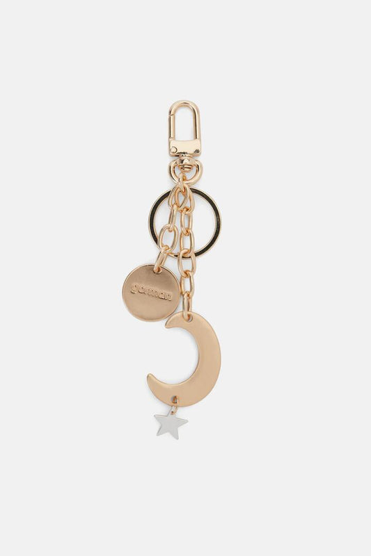Image of Jewelry. Productname: Moon Star Key Ring in Gold/Silver colour by brand - Gorman