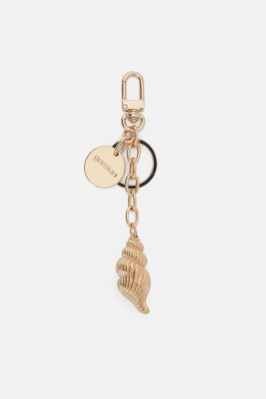 Image of Jewelry. Productname: Gold Shell Key Ring in Gold colour by brand - Gorman