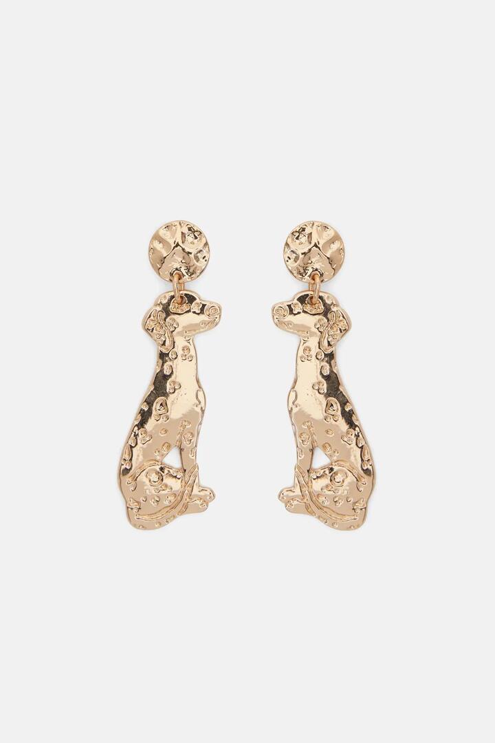 Image of Earrings. Productname: Gold Dalmation Earring in Gold colour by brand - Gorman