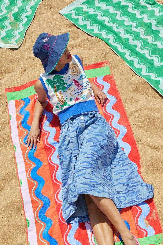 Image of Hats. Productname: Taking Time Bucket Hat in Light Denim colour by brand - Gorman