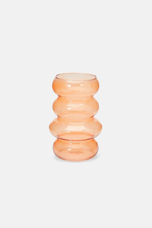 Image of Kitchen & Dining. Productname: Bubble Glass Vase in Orange colour by brand - Gorman