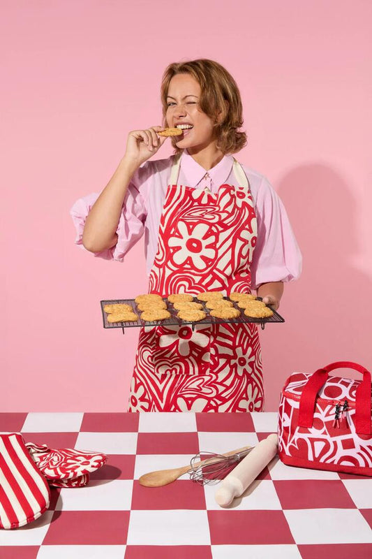 Image of Kitchen & Dining. Productname: Flower Power Apron in Print colour by brand - Gorman